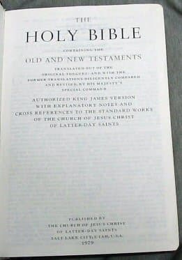 THE HOLY BIBLE: CONTAINING TO THE OLD AND NEW TESTAMENTS Including Ready References - Encyclopedia - Dictionary and Concordance - Index - Maps...