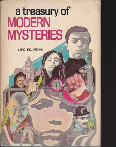 Book cover for A Treasure of Modern Mysteries (2 volumes) by AgathaChristie