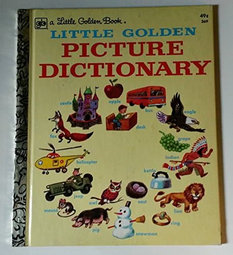 Book cover for Picture Dictionary (Little Golden Book) by unknown author