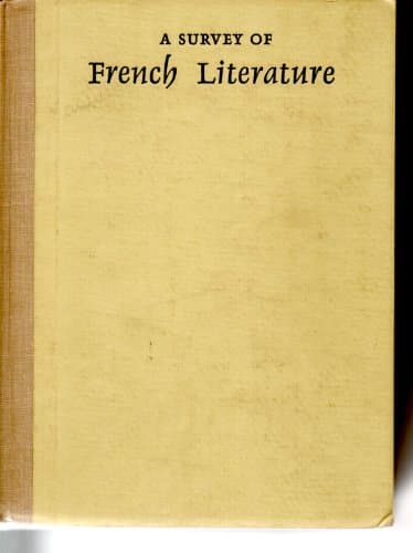 Book cover for Survey of French Literature Volume 2 Revised by Bishop, Morris