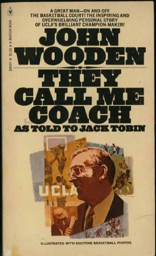 Book cover for They Call Me Coach by John Wooden