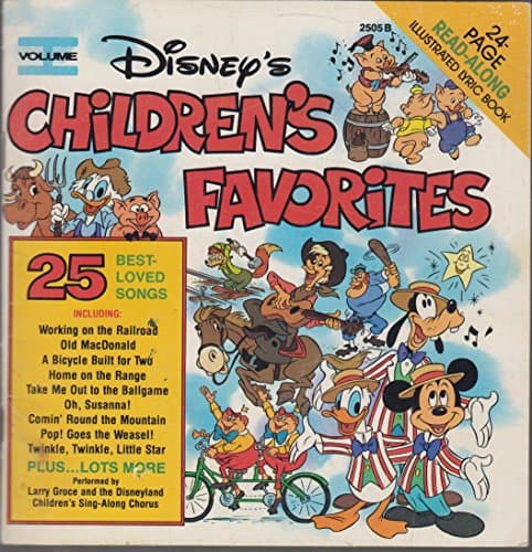 Book cover for Disney's Children's Favorites ; the Best of Disney, Volume 1 by unknown author