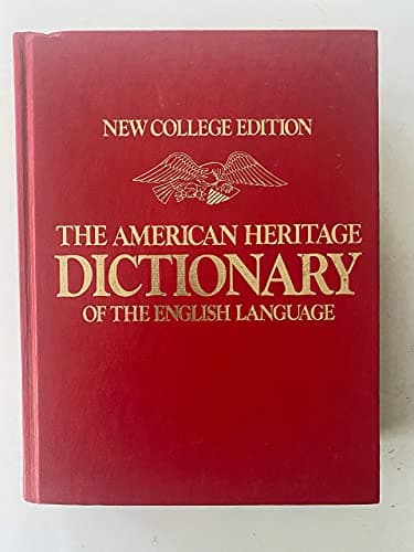 Book cover for New College Edition the American Heritage Dictionary of the English Language by Unknown