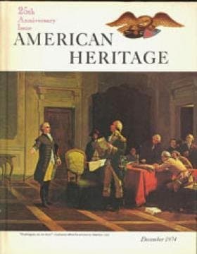 Book cover for American Heritage December 1974, Volume XXVI, Number 1 by American Heritage Publishing Co., Inc