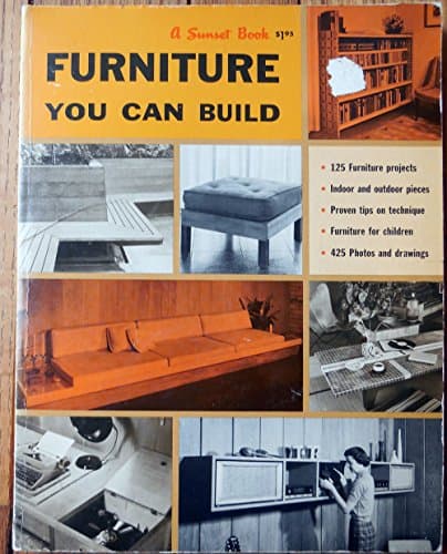 Book cover for FURNITURE YOU CAN BUILD by Sunset
