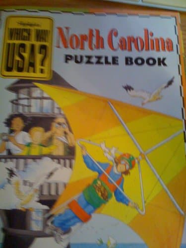 Book cover for Highlights Which Way USA? North Carolina Puzzle Book and Map Set (Highlights Which Way USA?, 1208-A) by Andrew Gutelle