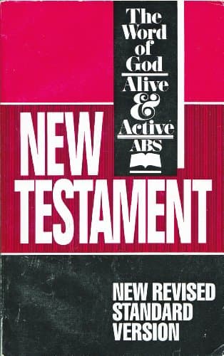 Book cover for New Testament, New Revised Standard Version by American Bible Society