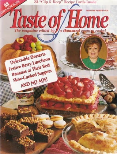 Book cover for Taste of Home Magazine, Collector's Edition by Kathy Pohl