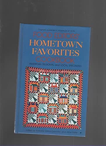 Book cover for Food Editors' Hometown Favorites Cookbook by Barbara Gibbs Ostmann