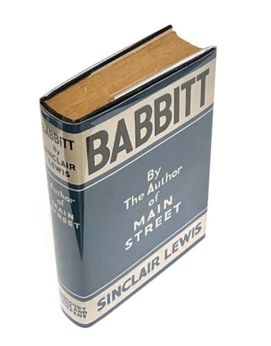 Book cover for Babbitt by Lewis, Sinclair