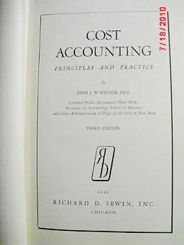 Cost Accounting: Principles and Practice, 3rd Edition