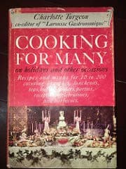 Book cover for Cooking for Many: On Holidays and Other Occasions by Charlotte Turgeon