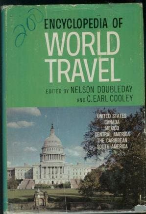 Book cover for Encyclopedia of World Travel by Doubleday, Nelson