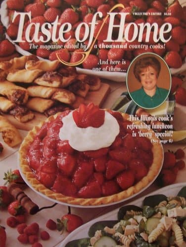 Taste of Home, Collector's Edition 1995 [single issue magazine] (berry special luncheon and Janet Mooberry on cover, Collectior's Edition)