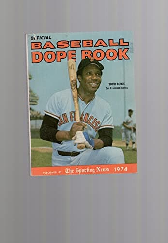 Book cover for Official Baseball Dope Book 1974 Edition by Rowe, Chris; Marcin, Joe; Wigge, Larry