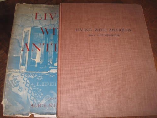 Book cover for Living With Antiques by Winchester, Alice