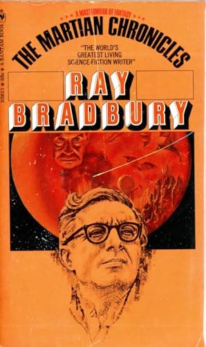Book cover for The Martian Chronicles by Ray Bradbury