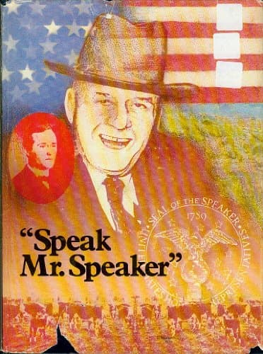 Book cover for Speak Mr. Speaker by Rayburn, Sam