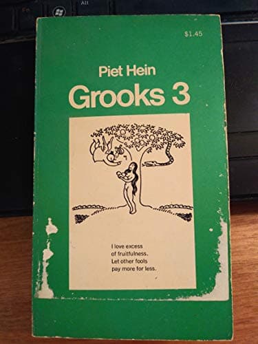 Book cover for GROOKS III by Piet Hein