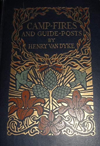 Book cover for Camp-fires and Guide-posts: a book of essays and excursions [Volume XVI, Avalon by Henry Van Dyke