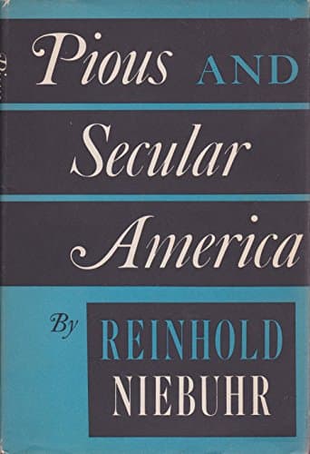 Book cover for Pious And Secular America by Reinhold Niebuhr