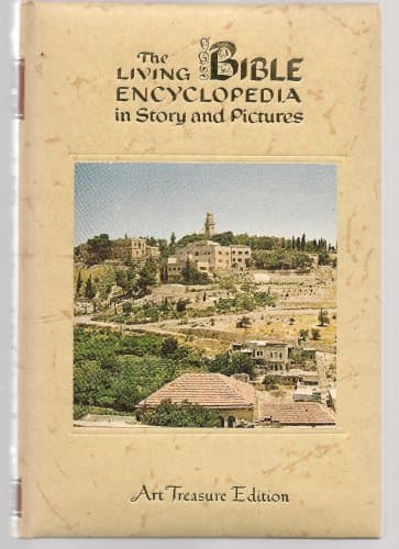 Book cover for The Living Bible Encyclopedia in Story and Pictures (Volume 5 DERBE---EZRI) by No Author Stated
