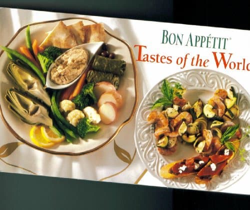 Book cover for Bon Appetit Tastes of the World. 1996. Cookbook. by Bon Appetit