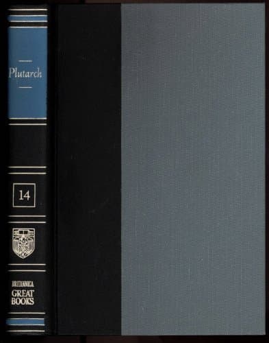 Book cover for Great Books of the Western World, [1988, Volume 14, PLUTARCH ] (Plutarch: The Lives of Noble Grecians and Romans.) (Volume 14) by Plutarch