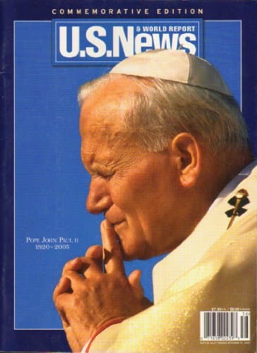Book cover for U.S. News & World Report Pope John Paul II Commemorative Edition by Mortimer Zuckerman