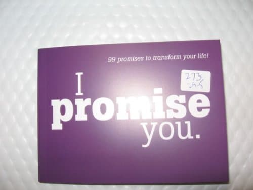 Book cover for I PROMISE YOU; 99 PROMISES TO TRANSFORM YOUR LIFE! (109 PAGES) by JOYCE MEYER