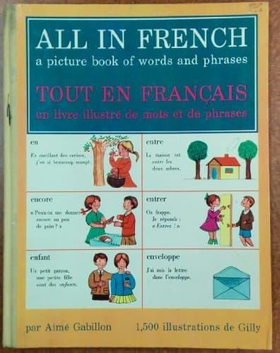 Book cover for All in French - Tout en Francais by A Gabillon