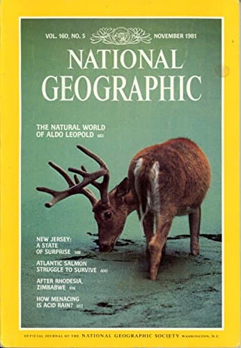 Book cover for National Geographic Magazine November 1981 Volume 160 Number 5 by Garrett, Wilbur E (editor