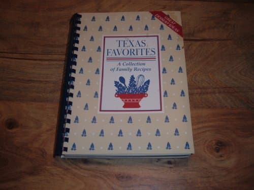 Texas Favorites-A Collection of Family Recipes-by H.E.B. Grocery Stores, Copyrighted 1985. Plastic comb binding.