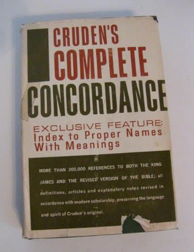 Book cover for CRUDEN'S COMPLETE CONCORDANCE EXCLUSIVE FEATURE: INDEX TO PROPER NAMES WITH MEANINGS by CRUDER, ALEXANDER