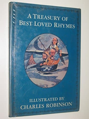 Book cover for A Treasury of Best Loved Rhymes by Unknown