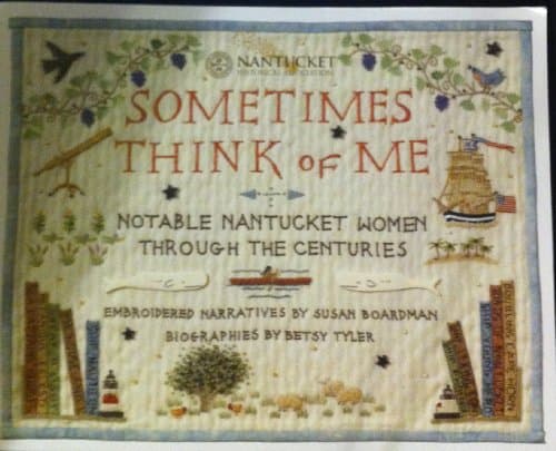 Book cover for Sometimes Think of Me: Notable Nantucket Women Through the Centuries by Susan Boardman