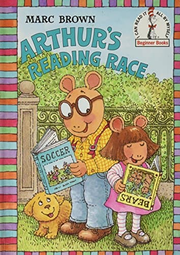 Book cover for Arthur's Reading Race Beginner Books by Brown, Marc