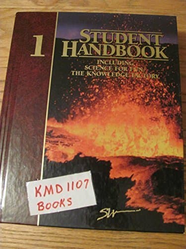 Book cover for Student Handbook, Volume 1 - Including Science for Fun/ The Knowledge Factory by Unknown