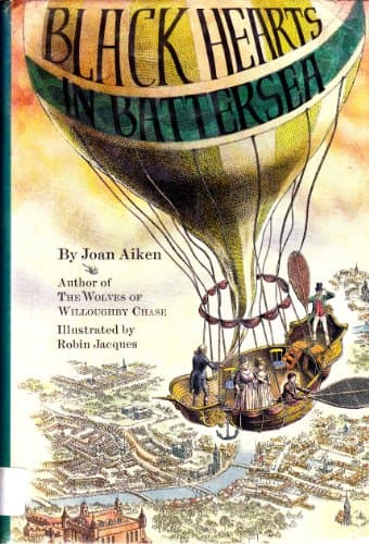 Book cover for Black Hearts in Battersea by Joan Aiken