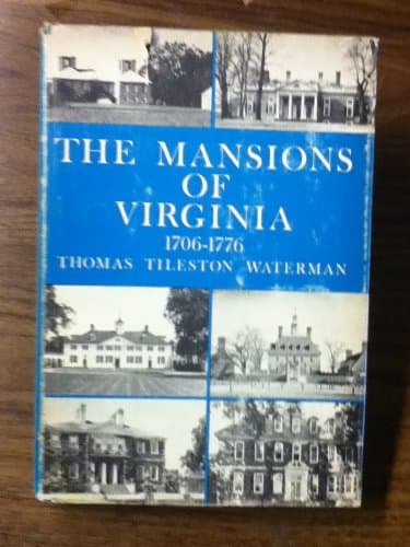 Book cover for The Mansions of Virginia by Waterman, Thomas Tileston