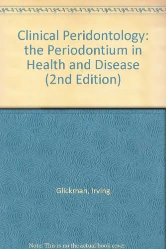Book cover for Clinical Peridontology: the Periodontium in Health and Disease (2nd Edition) by Glickman, Irving