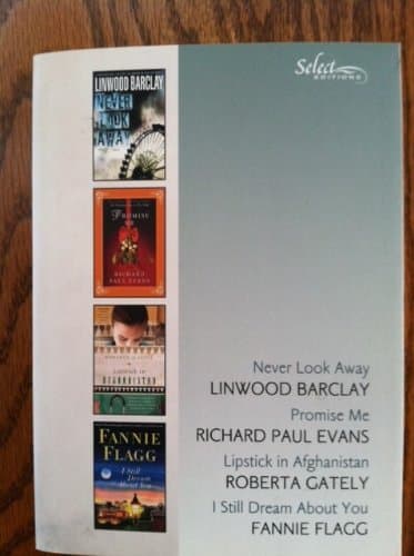 Book cover for Reader's Digest (Never Look Away, Promise Me, Lipstick in Afghanistan, I Still Dream About You) (Volume 4) by Linwood Barclay; Richard Paul Evans; Roberta Gately; Fannie Flagg
