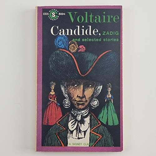 Book cover for Voltaire - Candide, Zadig And Selected Stories by Voltaire
