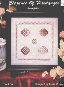 Book cover for Elegance of Hardanger Sampler - Book 36 by Linda Driskell