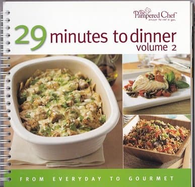 Book cover for Cookbooks: The Pampered Chef 29 Minutes to Dinner, Volume 2 by The Pampered Chef