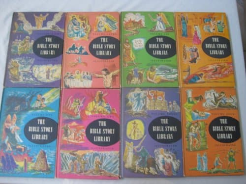 Book cover for The Bible Story Library Complete Set(Illustrated Volumes 1-8) by Unknown