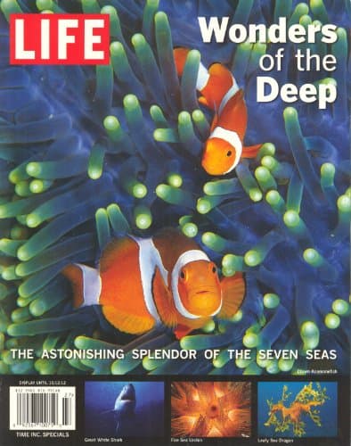 Book cover for Wonders of the Deep (Life Magazine,2012) by Robert Sullivan