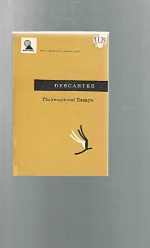 Book cover for Philosophical Essays by Descartes, Rene) Lafleur, Laurence J. (editor)