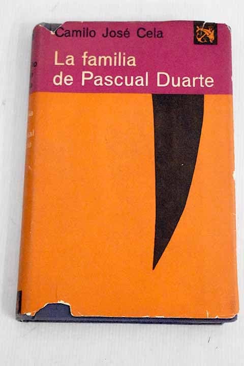 Book cover for La familia de Pascual Duarte by Camilo José Cela