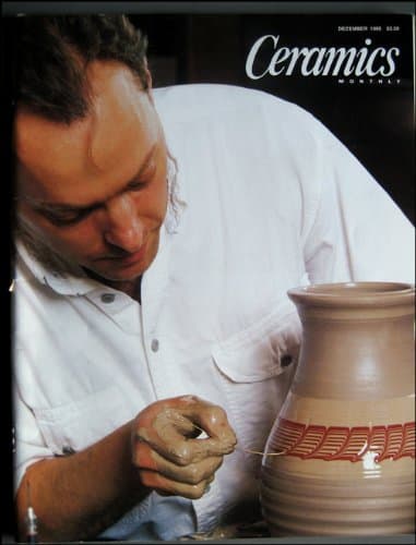 Book cover for Ceramics Monthly December 1995 Mark Nafziger, Mata Ortiz, Post-industrial Ceramics, Swiss Procelain Triennial by Spencer L. Davis